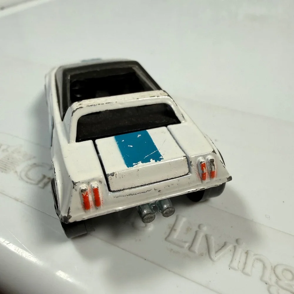 Mattel Jack Rabbit Special Diecast Car White Redline Vintage 1969